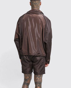 Manufacturer Sportswear <b>Track</b> Suit Jogger <b>Jacket</b> Set Oversized Baggy Pants And Windbreaker Set 100% Polyester <b>Men</b> Tracksuit - Product Image 5