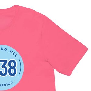 เสื้อยืดผู้หญิงคัสตอมแจ็คแอนด์จิลบลูส์ 1938 แขนสั้นคอกลมพิมพ์ลายกราฟิกสำหรับแฟชั่นลำลอง - Product Image 5