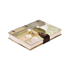 A5 Minimalist Butterfly Theme Handmade Paper Notebook <b>Lock</b> Diary Motivational Quote Journal Eco Friendly Aesthetic Writing Book - Product Image 1