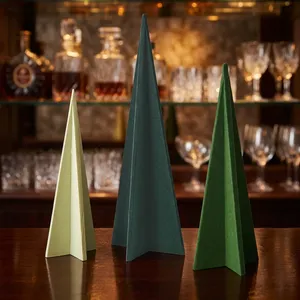 <b>Modern</b> Foldable Resin Handmade Eco-Friendly Waterproof <b>Christmas</b> <b>Tree</b> Decor Set Green Pine Shape Tabletop Indoor Artificial <b>Tree</b> - Product Image 6