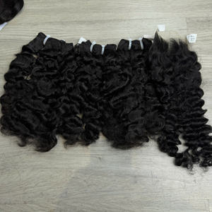 Extensions de cheveux naturels bouclés pour la confection de perruques avec closure, qualité Super Double Drawn, cheveux vietnamiens de haute qualité, très demandés, cheveux humains - Product Image 4