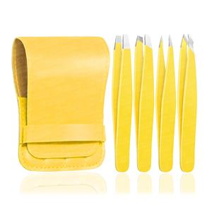 Pince à épiler de qualité professionnelle pour le toilettage des sourcils facile à utiliser avec des pointes de précision pince à épiler antirouille avec étui - Product Image 4