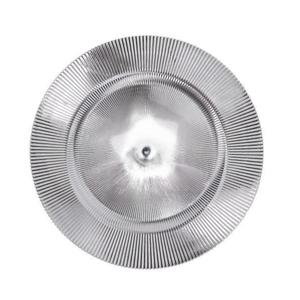 Pewter Antique Finish Round Charger Dish & <b>Plates</b> Custom Border Designing Eco Friendly Metal Food Display <b>Plate</b> For Restaurants - Product Image 6