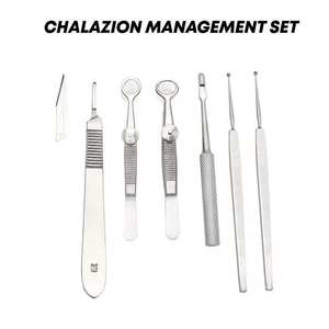Juego de 8 Instrumentos Quirúrgicos Ortopédicos y Oftálmicos para el Manejo del Calázion, con Bandeja, Kit Quirúrgico de Acero Inoxidable Estéril - Product Image 2