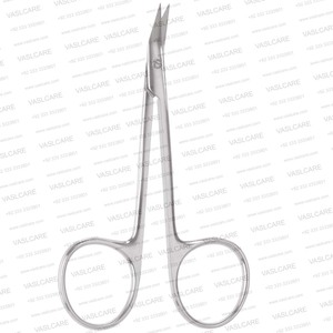 Ciseaux à double biseau Gunter 4″ (10 cm) en acier inoxydable semi-affûté à pointe nasale pour dissection du cartilage par Vaslcare - Product Image 3