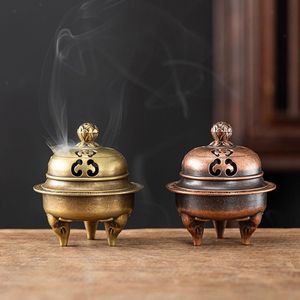 Unique Metal <b>Incense</b> Burner With Detailed Embossed Surface For <b>Incense</b> <b>Cones</b> And Aromatic Resin - Product Image 5