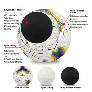 Custom Futsal <b>Ball</b> Low <b>Bounce</b> Indoor Football Professional Training Match Sports <b>Ball</b> - Product Image 5