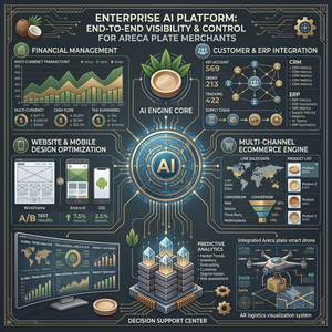 Aplicación web de software de IA para vendedores de platos Areca, contabilidad, CRM, diseño de sitios web, aplicación móvil para Android e iOS, software ERP - Product Image 4