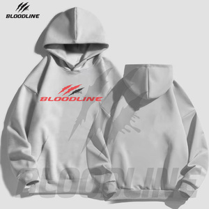 Sudadera con Capucha Unisex BLOODLINE Rosa, Logotipo Frontal, Antiarrugas, Secado Rápido, Transpirable, 100% Algodón Felpa, 370g, Corte Regular de Invierno - Product Image 5