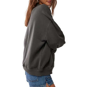 Sudadera Casual de Lona con Cuello Alto y Manga Larga, Estampada o de Color Liso, con Logo Frontal Personalizable, Colores Otoño-Invierno, Anti-Pilling - Product Image 4