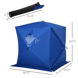 Foldable Fishing Tent for Camping Portable Outdoor Gear - Product Image 3