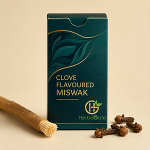 Miswak ผลิตภัณฑ์ทำความสะอาดฟันจากไม้แบบดั้งเดิมกานพลูมีรสชาติกานพลูสำหรับฟันที่มีสุขภาพดีลมหายใจสดชื่นและช่องปากสมุนไพร - Product Image 1