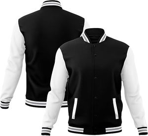 Chaquetas de Béisbol Varsity de Invierno Bordadas Personalizadas Altr Brothers al por Mayor, de Alta Calidad, Ecológicas, Transpirables y Resistentes al Viento, de Lana - Product Image 1