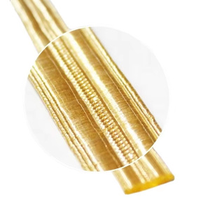 เครื่องแต่งกายพิธีการคุณภาพสูงแบบ OEM ปักด้วยดิ้นทอง ริบบิ้น ลูกไม้ถักเปีย สายถักเปียสำหรับเครื่องแบบนักบิน ลูกไม้ถักเปียแบบเส้นดิ้นทอง - Product Image 6