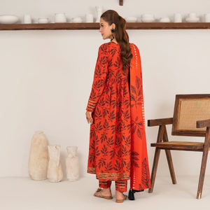 Producto más vendido: Traje de vestir informal para mujer, estilo Khaddar, en venta en Pakistán e India. Trajes de invierno Shalwar Kameez para damas. - Product Image 2