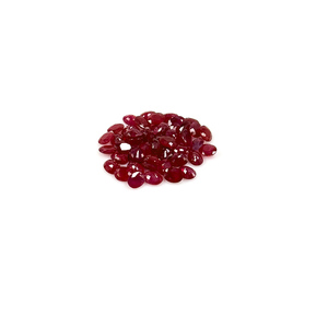 Rubis naturels de Birmanie, ovales calibrés 4x5mm, pierres précieuses facettées naturelles, prêtes à l'emploi pour la création de bijoux - Product Image 3