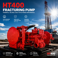Pompe à piston de cimentation Tiger Rig Triplex HT400 haute pression 220V avec ensemble d'extrémité de fluide pour réservoir sous pression