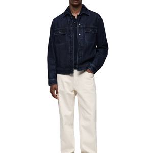 Vestes en jean rétro Coupe ajustée Unisexe Décontracté Vintage Déchiré Bleu Noir Gris Léger Tendance Élégant Tenue de tous les jours - Product Image 1