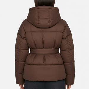 Wholesale Custom Made Camouflage Dyed Embroidery Eco-Friendly Waterproof Breathable <b>Lightweight</b> Puffer <b>Jacket</b> Waistbelt Cotton - Product Image 3