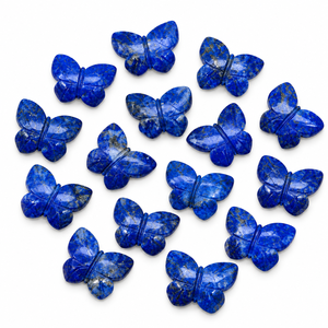 <b>Lapis</b> <b>Lazuli</b> Butterfly Shape 13mm Faceted Gemstone Beads for Jewelry Making Wholesale Loose Stone Beads Craft Supplies - Product Image 1