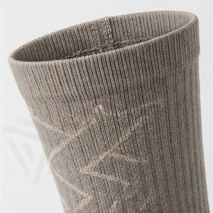 Crew <b>Socks</b> Geometric Pattern Breathable Polyester Spandex <b>Running</b> Athletic <b>Socks</b> for Adults Autumn Wear - Product Image 4