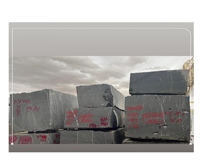 Pietra Grey Marble Quarry Blocks Natural Dark Grey Veined Marble Raw <b>Stone</b> Material for Slab <b>Cutting</b> Interior Projects - Product Image 2