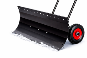Pala quitanieves con ruedas de 40 pulgadas, cuchilla de acero de 17 pulgadas, mango ajustable, pala de nieve de alta resistencia para entradas de vehículos y aceras ODGWT0019 - Product Image 4
