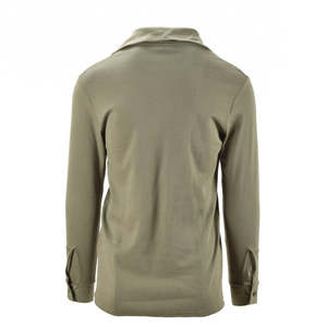 Uniforme Francés Verde Oliva, Sudadera de Manga Larga con Cierre de Cremallera, Top de Poliéster - Product Image 3