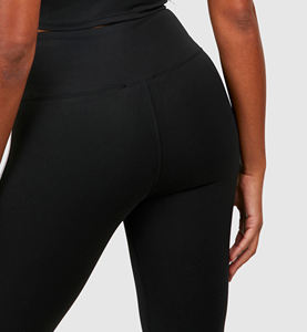 Leggings de Yoga Sin Costuras para Mujer, Cintura Media, Levanta Glúteos, Spandex/Nylon, Sólidos, Transpirables, Pantalones Deportivos - Product Image 2