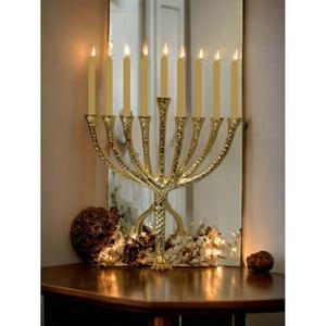 Chandelier de luxe à 7 bras, en aluminium plaqué or, décoratif, pour mariage, décoration de table, porte-bougie 2026 - Product Image 2