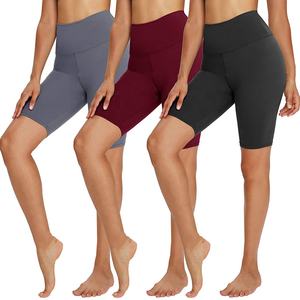 Holesale-pantalones cortos elásticos para mujer, ropa de calle sexy para entrenamiento de gimnasio, ciclismo de compresión - Product Image 5