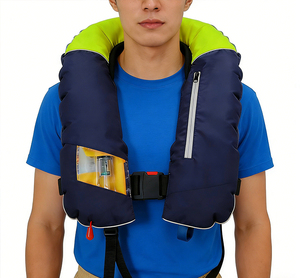 Gilet de sauvetage gonflable portable, <span class=keywords><strong>veste</strong></span> de sécurité légère pour la pêche, le kayak et la navigation de plaisance - Product Image 4