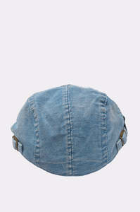 Gorra de Béisbol Ajustable de 5 Paneles en Mezclilla Azul Claro, 100% Algodón, con Decoración de Remaches, Estilo Urbano Unisex, Ropa Casual de Primavera/Verano - Product Image 3