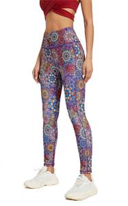 Wholesale Custom Casual Mid Waist Sports Workout Yoga Pants <b>Leggings</b> <b>Women</b> Soft Gym Fitness Tights Quick Dry Custom Logo - Product Image 4