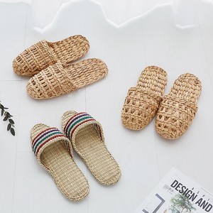 Slipper Vietnam Lightweight Handmade Water Hyacinth Eco <b>Indoor</b> <b>Shoes</b> Souvenir Gift Product 99 Gold Data Export - Product Image 1
