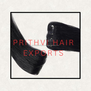 Premium Ash Blonde Remy Extensions de Cheveux Humains Invisible 1 Clip Style - Product Image 3