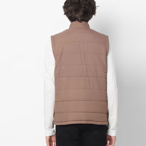 Gilet d'hiver décontracté pour homme, respirant, léger, coupe-vent, écologique, avec col montant, pour une utilisation en extérieur - Product Image 2