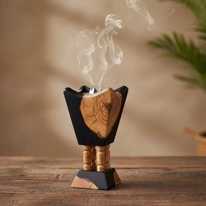 Brûleur d'encens Bakhoor en résine et bois de santal, aromatique, écologique, style oriental, pour usage religieux, livraison rapide - Product Image 1