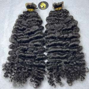 Vente en gros de paquets de cheveux humains bouclés birmans extensions de cheveux vierges bruts prix d'usine - Product Image 5