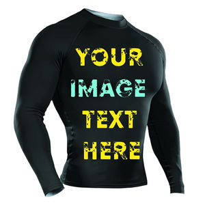 Camisetas de Compresión para Hombre, Protección UV, Transpirables, Manga Larga, para MMA, BJJ, Jiu Jitsu, Fitness - Product Image 5