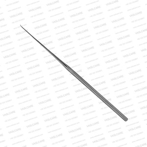 Curette auriculaire Austin 6¼" – Acier inoxydable, pointe angulaire à 90° Ø 1,0 mm – Crochet de dissection pour microchirurgie auriculaire, otologie et chirurgie ORL - Product Image 1