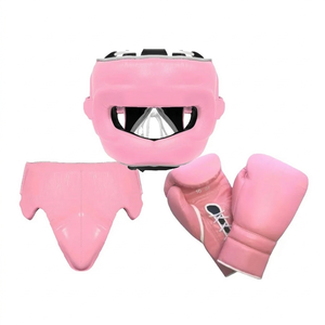 Custom Boxing Sparring Kit Boxing Gloves <b>Head</b> Guard Groin Guard High Quality Genuine Leather Durable Eco-Friendly All Boxing - Product Image 2
