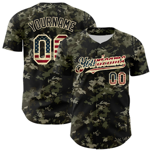 Sublimation Camo Baseball Jersey Breathable 100% <b>Polyester</b> Short Sleeve Custom Team Name All Seasons <b>Shirts</b> - Product Image 3
