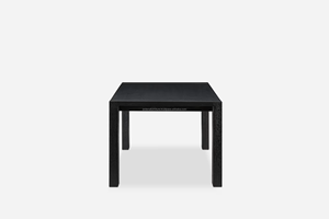 Juego de Mesa de Comedor Rectangular Moderno de Madera Negra Resistente para el Hogar, Apartamento, Casa de Campo, Villa, Hotel y Parque, Muebles para Comedores - Product Image 3