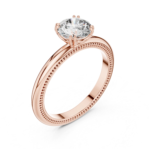 Anillo Solitario Personalizado de Oro Amarillo de 14K con Diamante Cultivado en Laboratorio, Certificado IGI, Nuevo Diamante Cultivado - Product Image 5