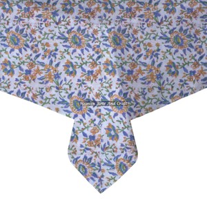Manteles de Algodón con Estampado a Mano, Cubiertas de Mesa 100% Algodón, Diseños Elegantes, para Suministro al por Mayor - Product Image 3