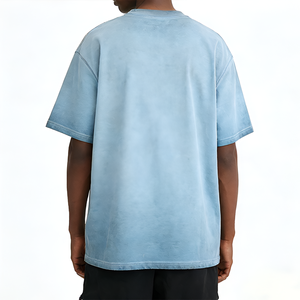 เสื้อยืดโอเวอร์ไซส์ผู้ชายผ้าฝ้าย 100% หนัก 260 กรัม พิมพ์ลาย DTG สไตล์ลำลอง วินเทจ ลุคย้อนยุค ทรงหลวม - Product Image 2