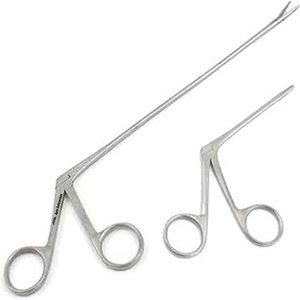 Ensemble de pinces à alligator en acier inoxydable de qualité supérieure, 2 pièces, avec pinces à long manche de 5,5 pouces et 14 pouces, professionnelles pour la chirurgie ORL - Product Image 1