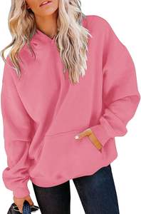 Hoodie tricoté d'hiver pour femme, doux et premium, texture peluche chaude, streetwear, coupe décontractée, extensible, confort quotidien, extérieur, lisse - Product Image 2