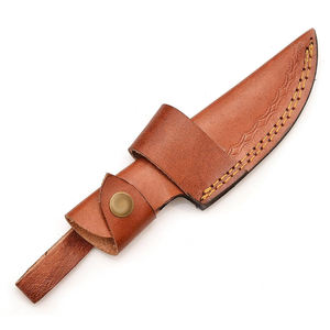 Funda de cuchillo hecha a medida para cuchillos de hoja fija con presilla para cinturón para uso en camping, senderismo y caza. - Product Image 1